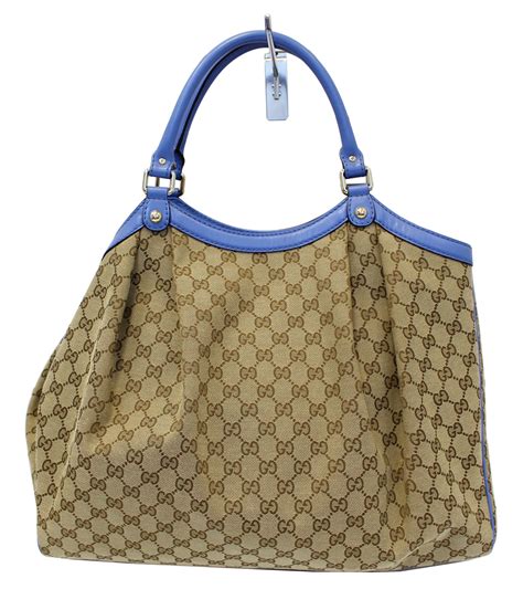 canvas tote gucci|Gucci canvas large tote.